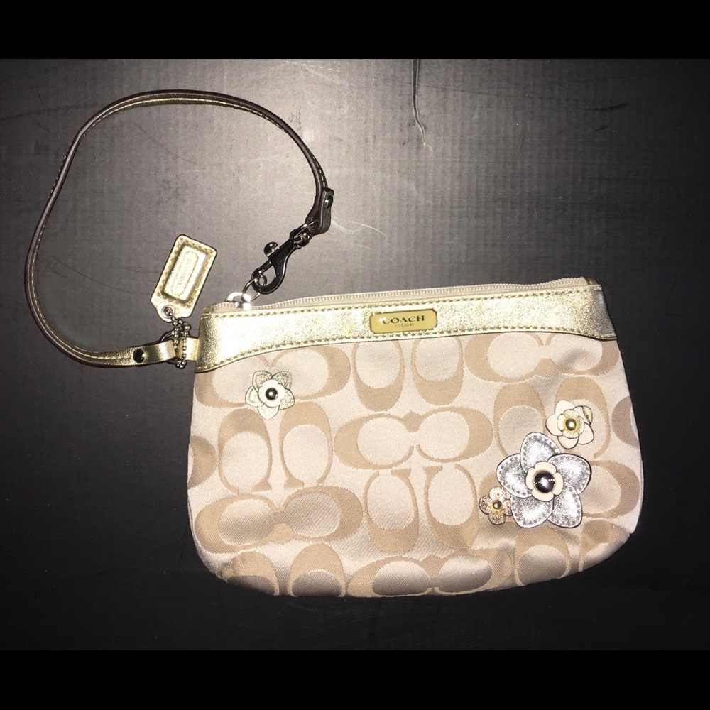 Mini Signature Coach Bag Purse Handbag Wristlet
